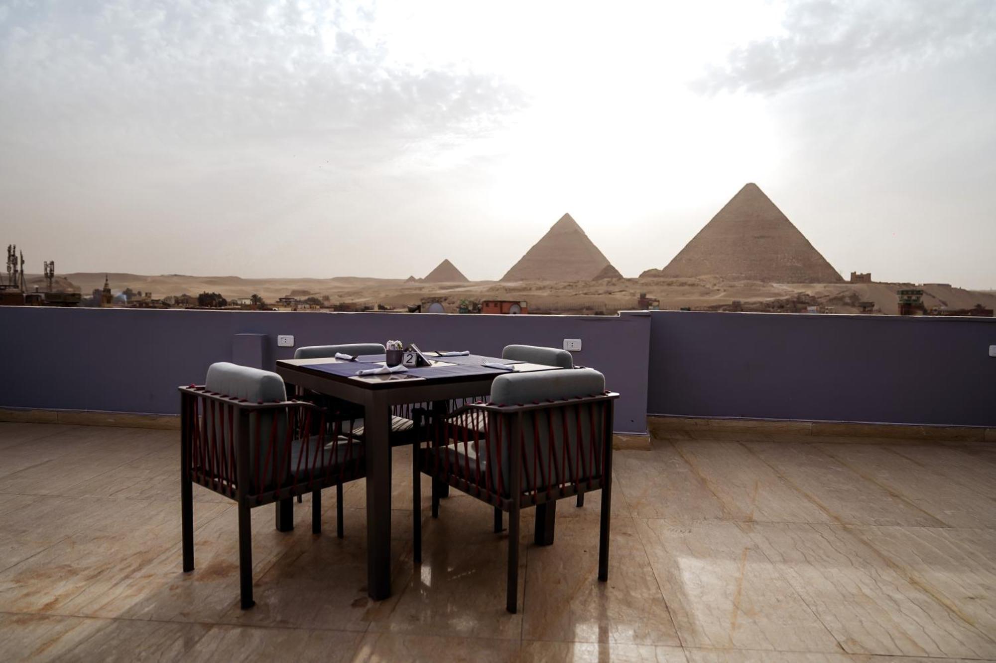 Pyramids Hotel Kafret el-Gabal Extérieur photo
