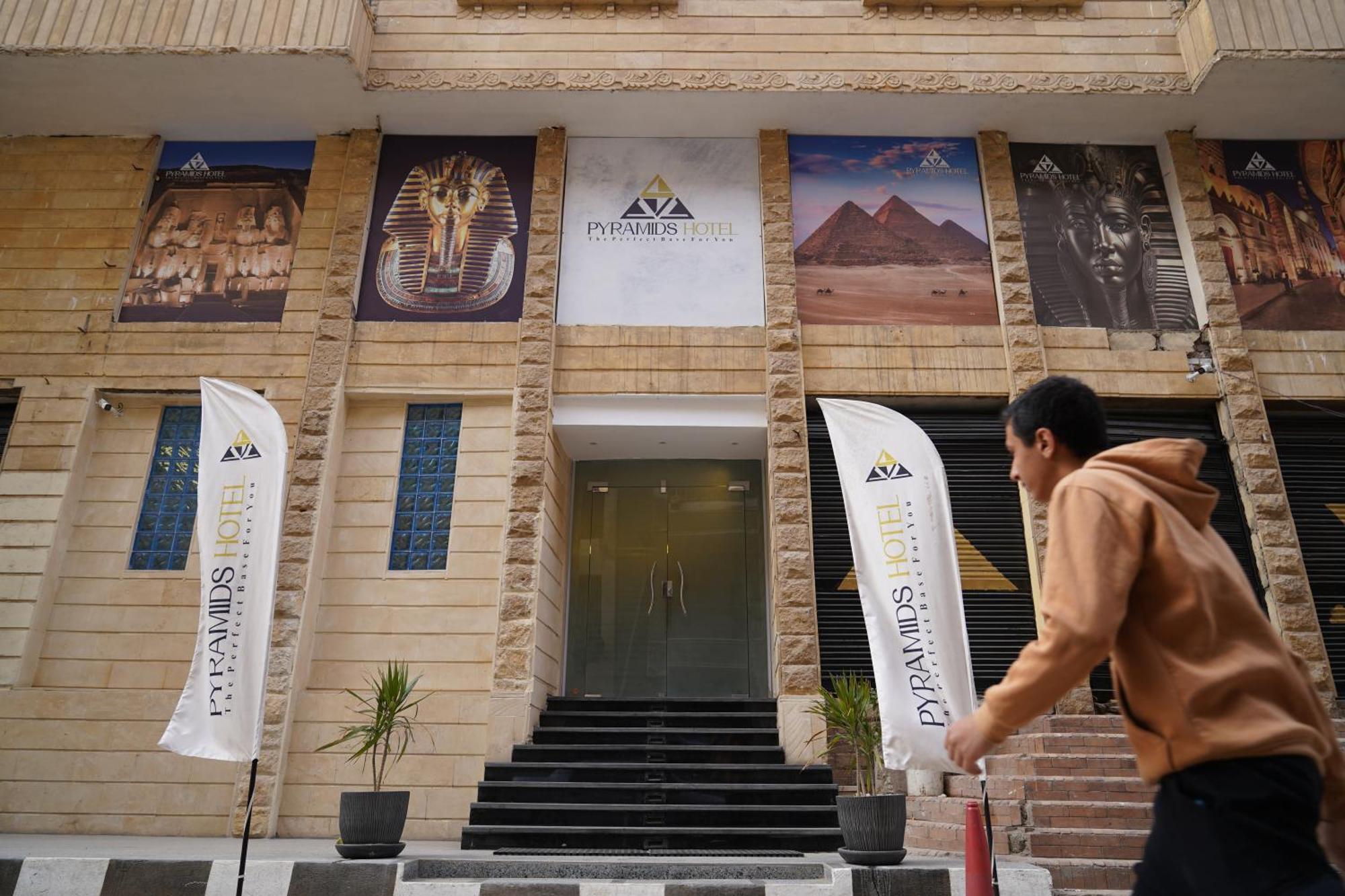 Pyramids Hotel Kafret el-Gabal Extérieur photo