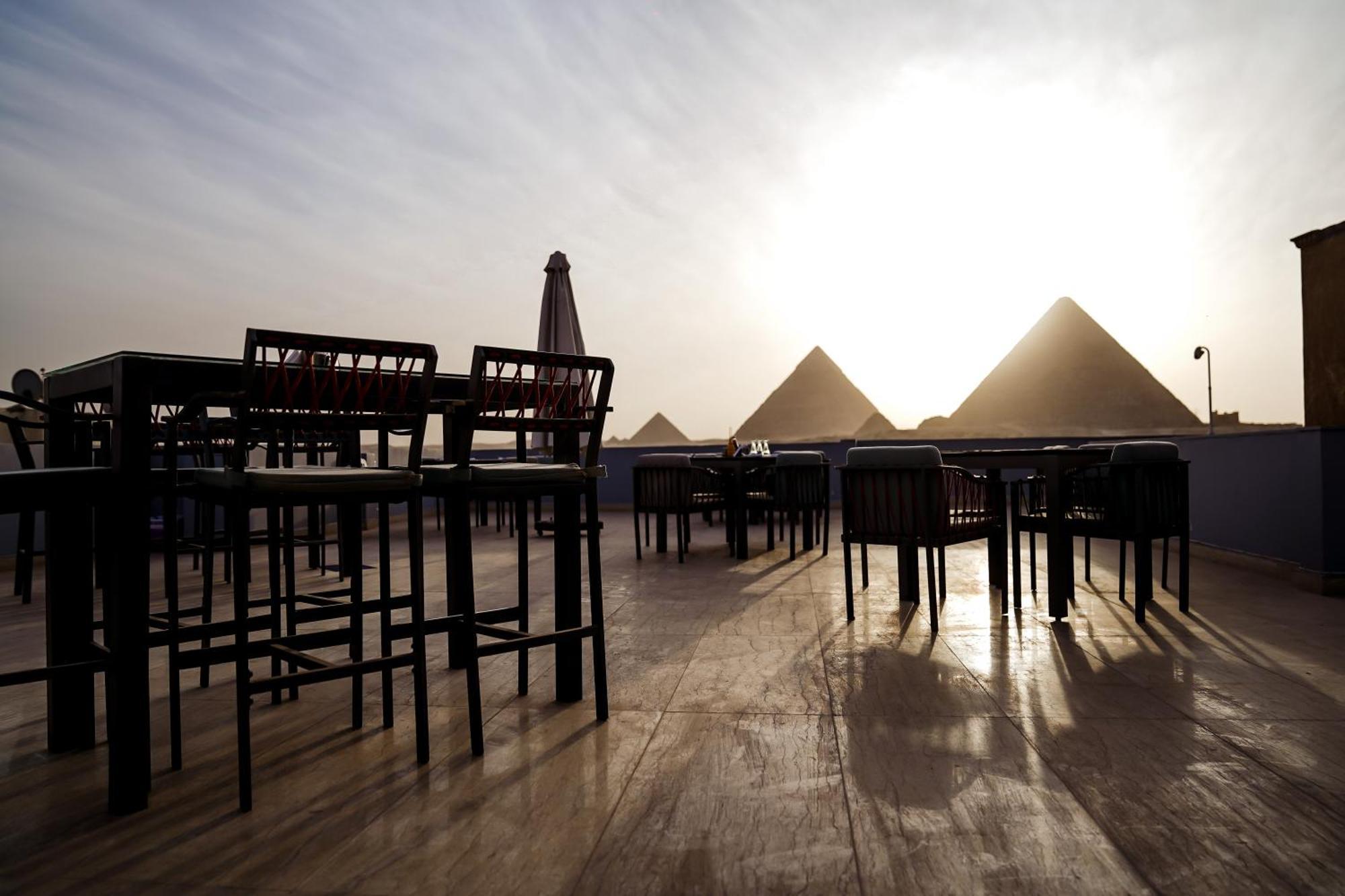 Pyramids Hotel Kafret el-Gabal Extérieur photo